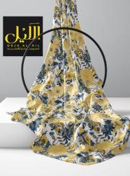 Nature flower style with yellow,blue colors - Image 2