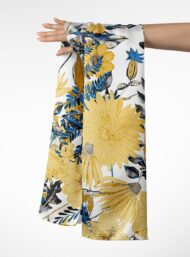 Nature flower style with yellow,blue colors - Image 3