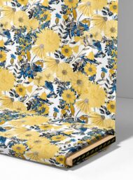 Nature flower style with yellow,blue colors - Image 4