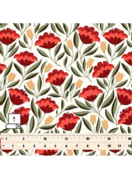 Nature flower style with red,green colors - Image 5