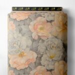 Nature flower style with pink,yellow colors