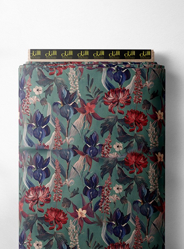 LAI01-0306_1-1.jpg Flowers flower style with red,green colors - Image 1