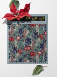 Flowers flower style with red,green colors - Image 6