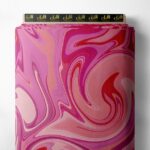 Swirl abstract style with red,pink colors