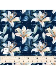 Nature flower style with white,green colors - Image 5