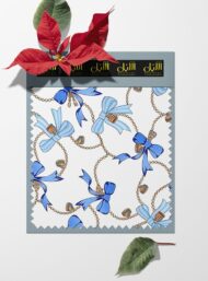 Bow mixed style with blue, white colors - Image 6