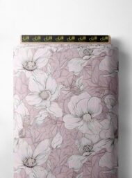 Nature flower style with pink, white colors