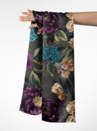 Nature flower style with purple,green colors - Image 3