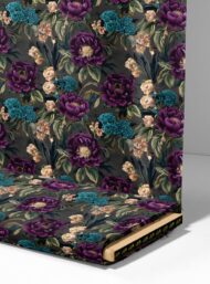 Nature flower style with purple,green colors - Image 4