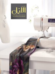 Nature flower style with purple,green colors - Image 7