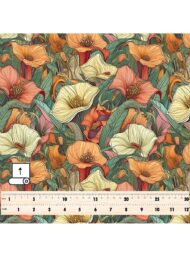 Bloom flower style with orange,pink colors - Image 5