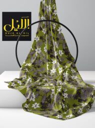 Floral flower style with green,white colors - Image 2