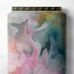 Colorful abstract style with pink,yellow colors