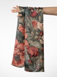 Nature flower style with red,green colors - Image 3