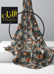 Floral flower style with green,orange colors - Image 2