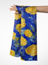 Nature flower style with yellow, blue colors - Image 3