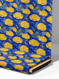 Nature flower style with yellow, blue colors - Image 4