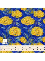 Nature flower style with yellow, blue colors - Image 5