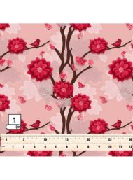 Branch flower style with red,pink colors - Image 5