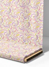Swirl flower style with pink,yellow colors - Image 4