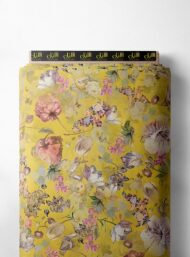 Nature flower style with yellow,pink colors