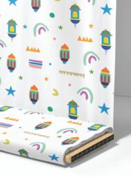 Lanterns mixed style with green,orange colors - Image 4