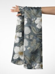 Nature flower style with white,green colors - Image 3