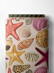 Sea nature style with pink,orange colors