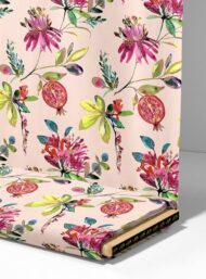 Nature flower style with pink,green colors - Image 4