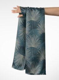 Leaves nature style with green, blue colors - Image 3