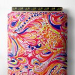 Vibrant mixed style with pink,orange colors