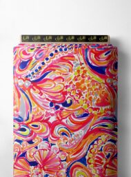 Vibrant mixed style with pink,orange colors