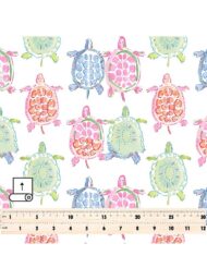 Turtle animal style with pink,green colors - Image 5