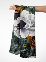 Nature flower style with white,yellow colors - Image 3