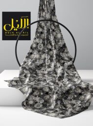 Floral flower style with black,white colors - Image 2