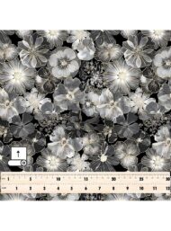 Floral flower style with black,white colors - Image 5