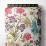 Nature flower style with pink,green colors