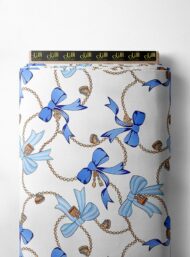 Bow mixed style with blue,yellow colors