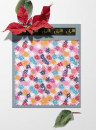 Daisy flower style with orange, white colors - Image 6