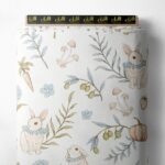 Rabbit nature style with green,white colors