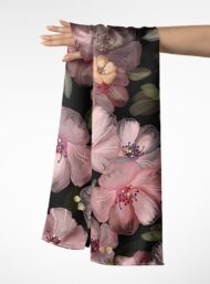 Flowers flower style with pink,green colors - Image 3