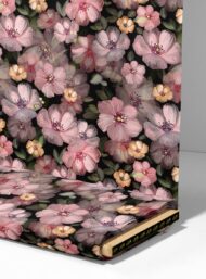 Flowers flower style with pink,green colors - Image 4