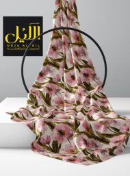 Nature flower style with pink, green colors - Image 2