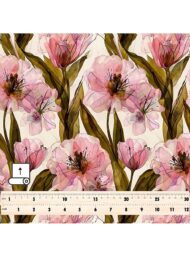 Nature flower style with pink, green colors - Image 5