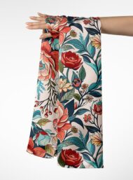 Nature flower style with red,green colors - Image 3