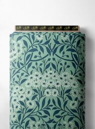 Floral flower style with green,white colors