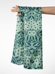 Floral flower style with green,white colors - Image 3