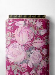 Flower flower style with pink, green colors