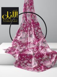 Flower flower style with pink, green colors - Image 2