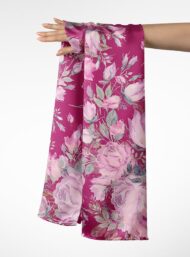 Flower flower style with pink, green colors - Image 3